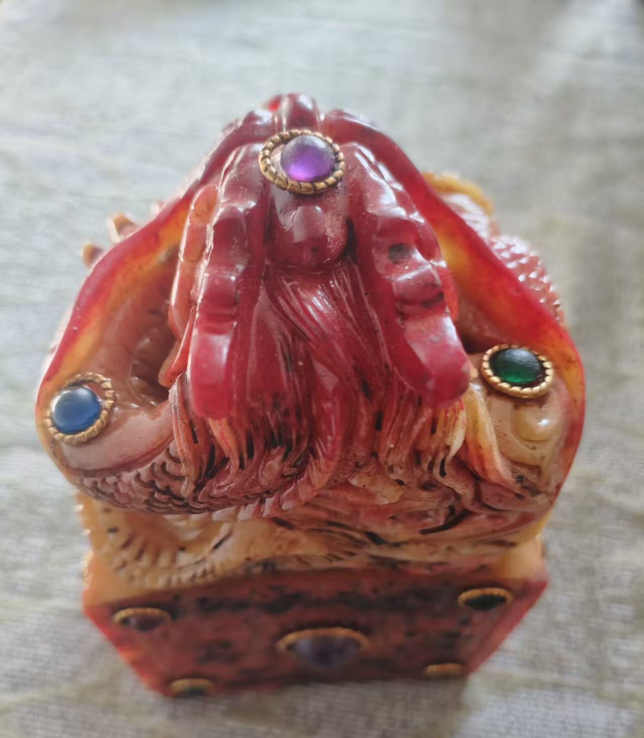 寿山石印章摆件-国博文物