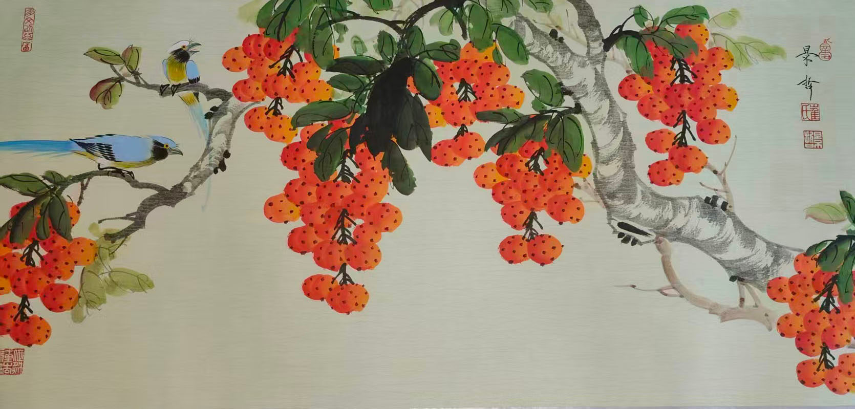 崔景哲花鸟-国博文物