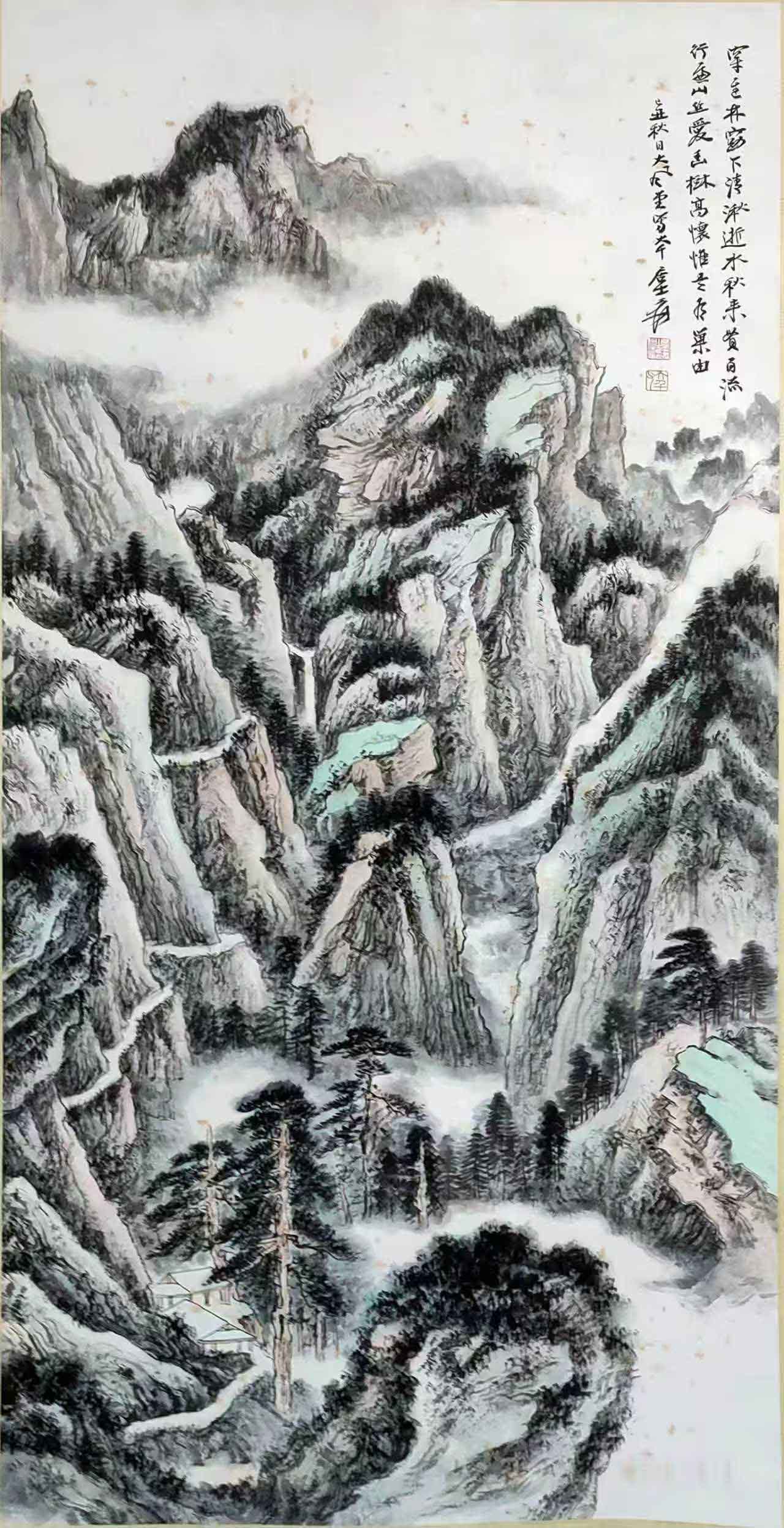 张大千山水-国博文物