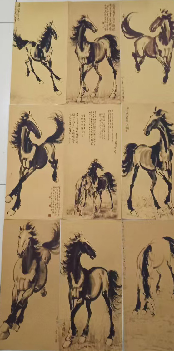 徐悲鸿马册页-国博文物