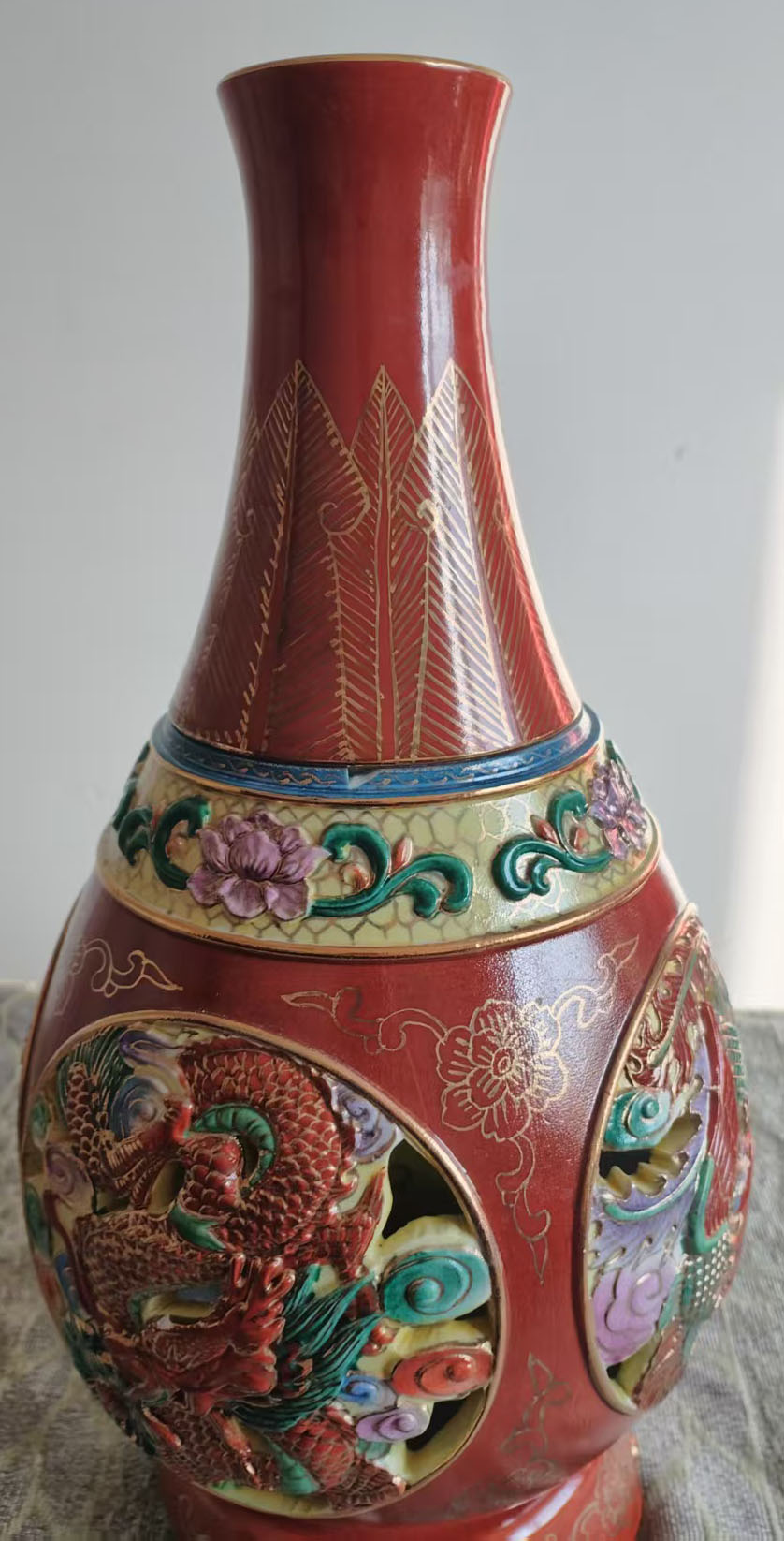 景德镇玉壶瓶-国博文物