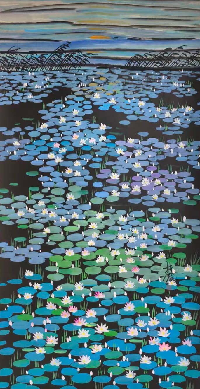 林风眠荷花-国博文物