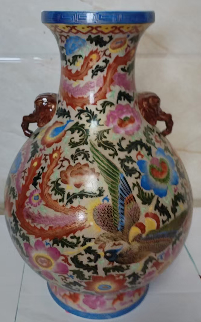 清乾隆掐丝瓶-国博文物