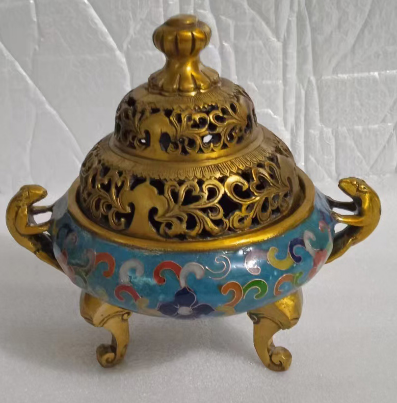 纯铜香薰炉-国博文物