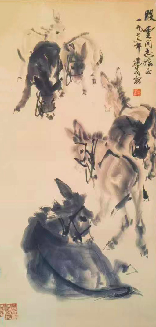 黄胄起头毛驴-国博文物