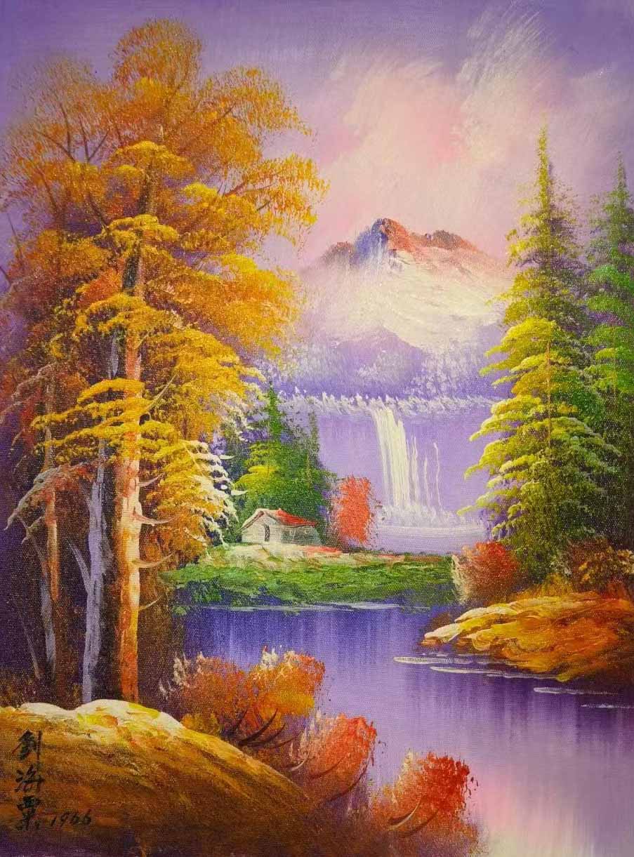 刘海粟山水-国博文物