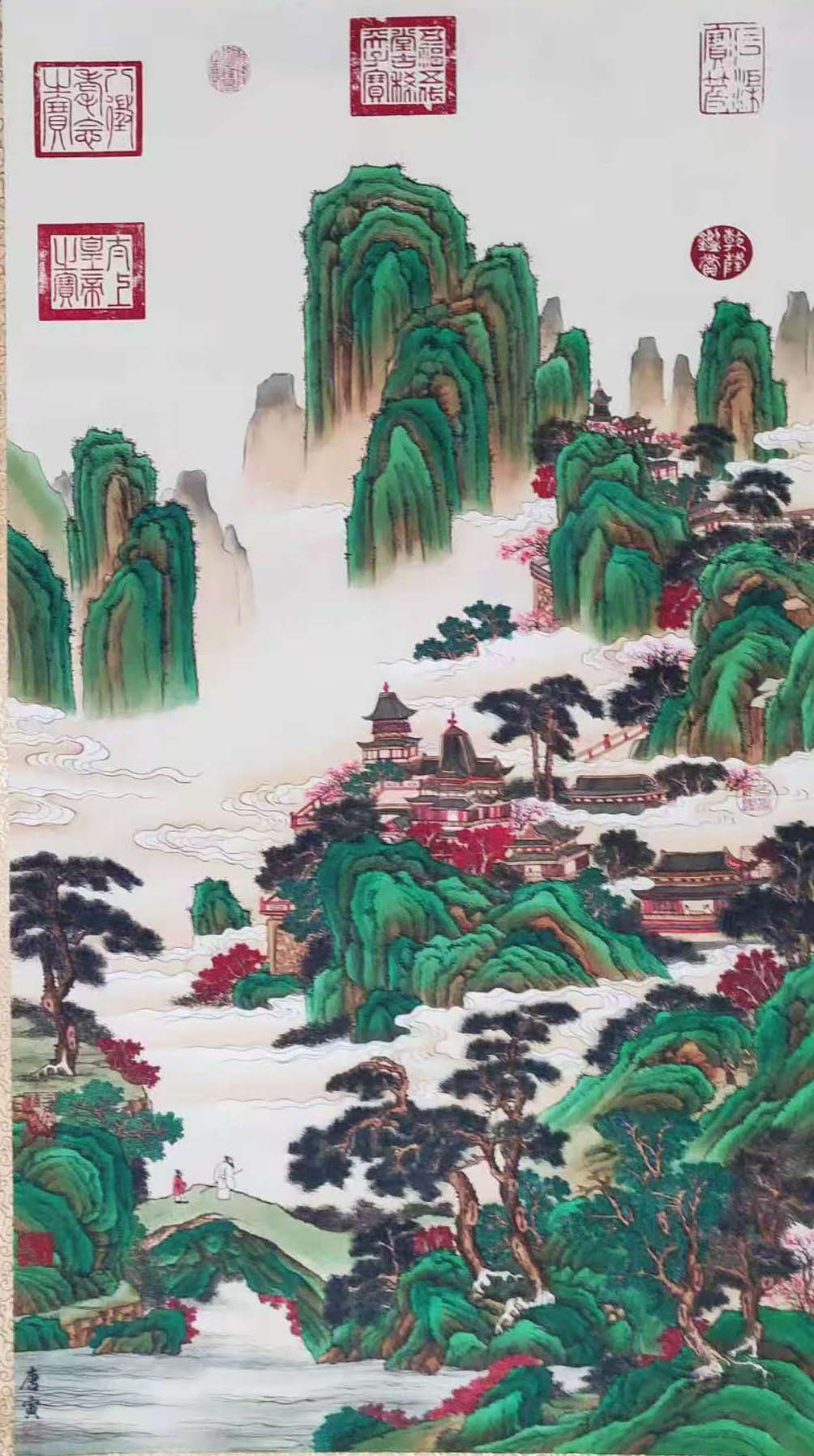 唐寅人间仙境-国博文物