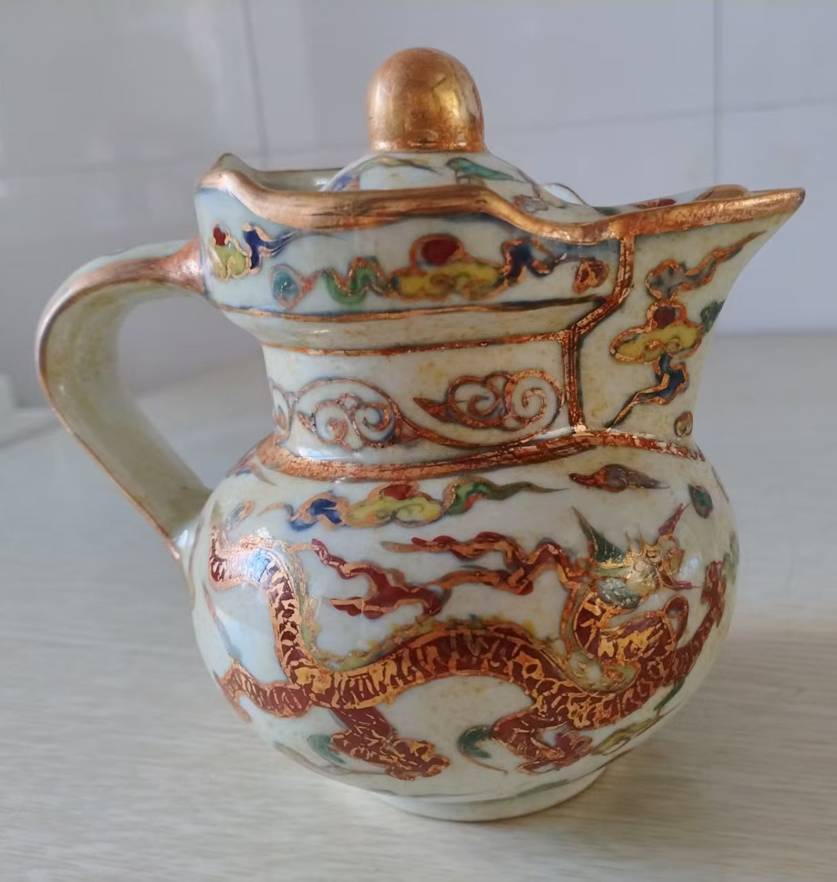 大明成化年制描金酒壶-国博文物