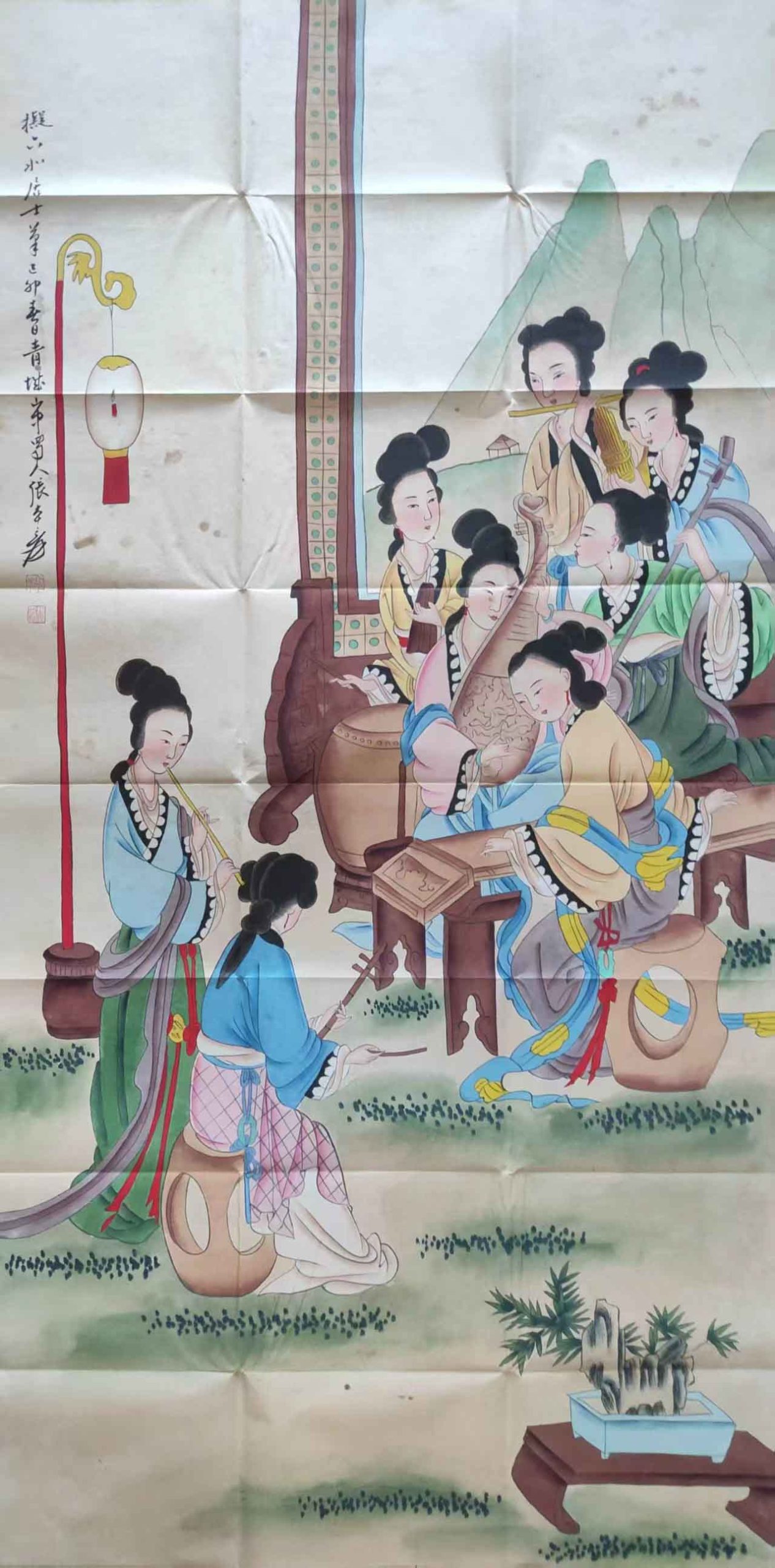 张大千八仕女图-国博文物