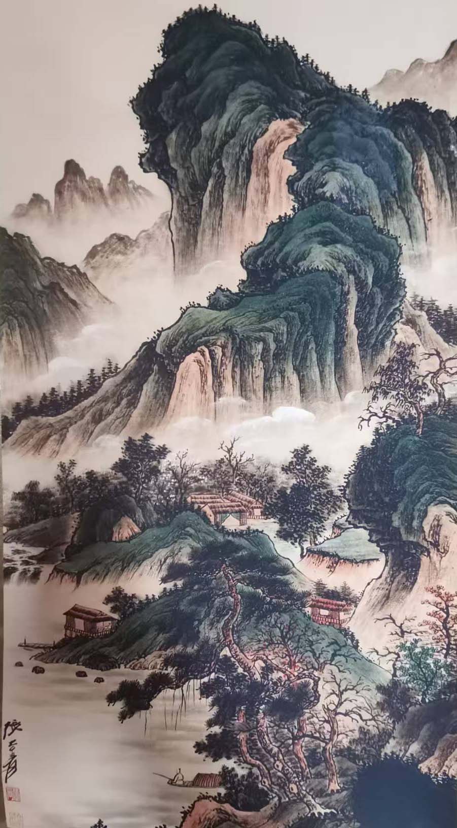 张大千山水-国博文物