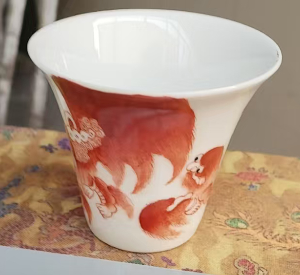 清同治少保马蹄杯-国博文物