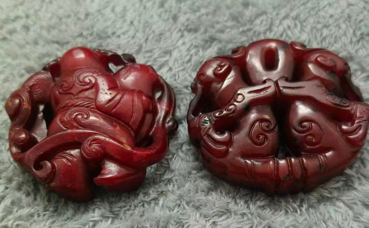 高古玉吉祥如意玉挂件-国博文物