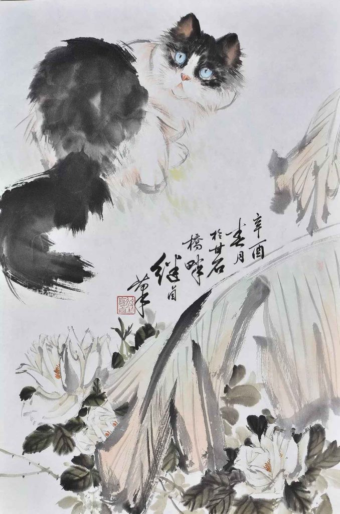 图片[1]-刘继卣 猫-国博文物