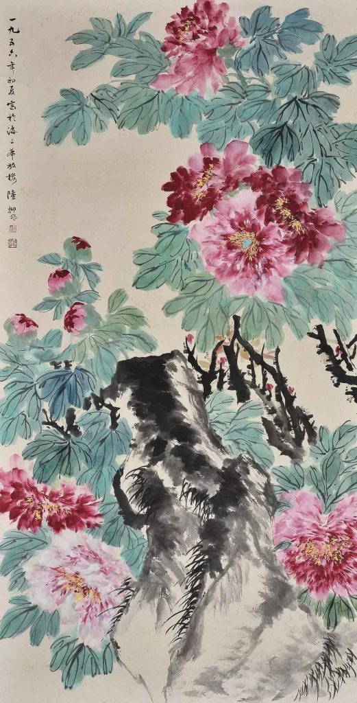图片[1]-陆抑非 花卉-国博文物