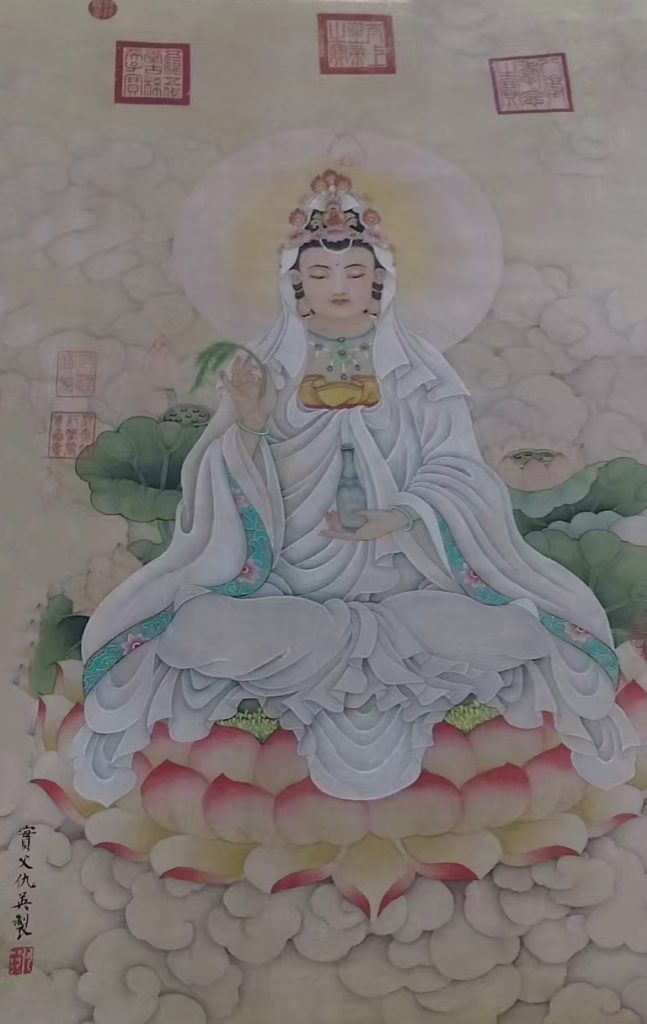 图片[1]-仇英观音-国博文物