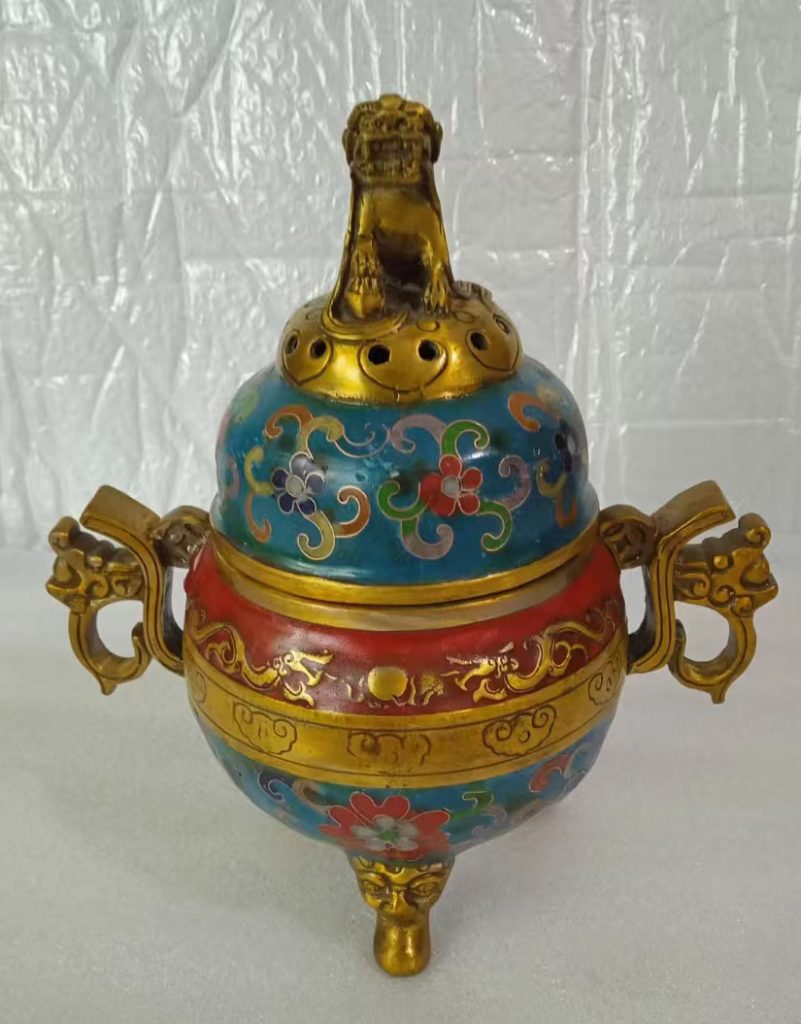 图片[1]-双耳兽香炉摆件-国博文物