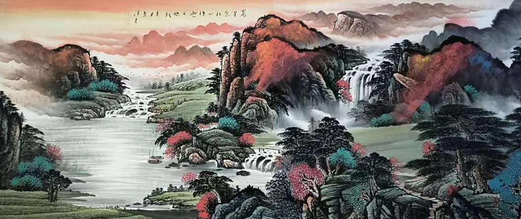 图片[1]-周洁山水-国博文物