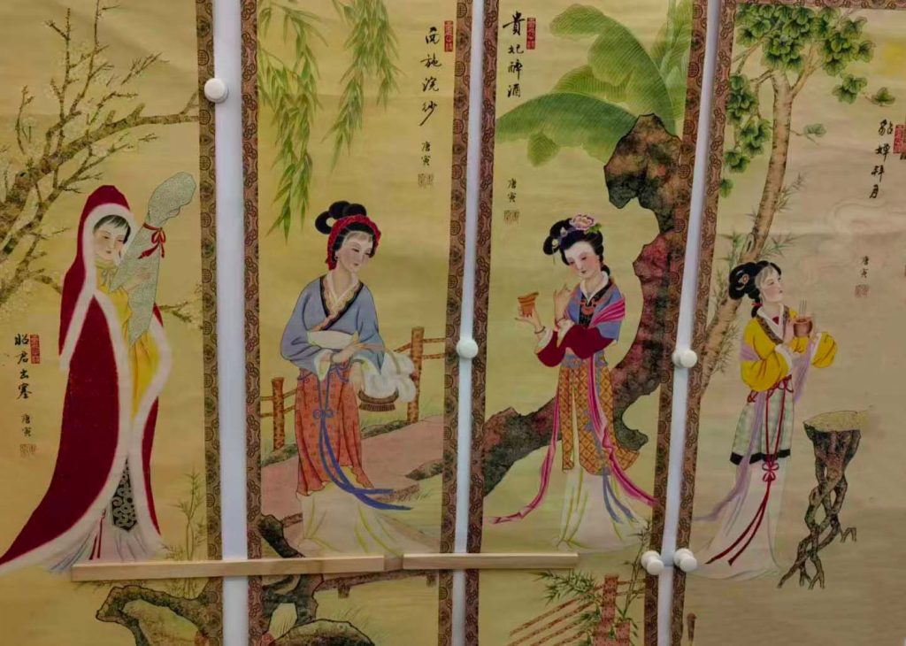 图片[1]-唐寅四大美女-国博文物