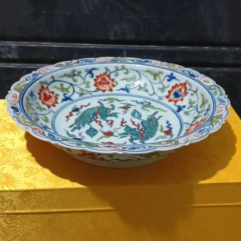 图片[1]-大明宣德年制瓷盘-国博文物