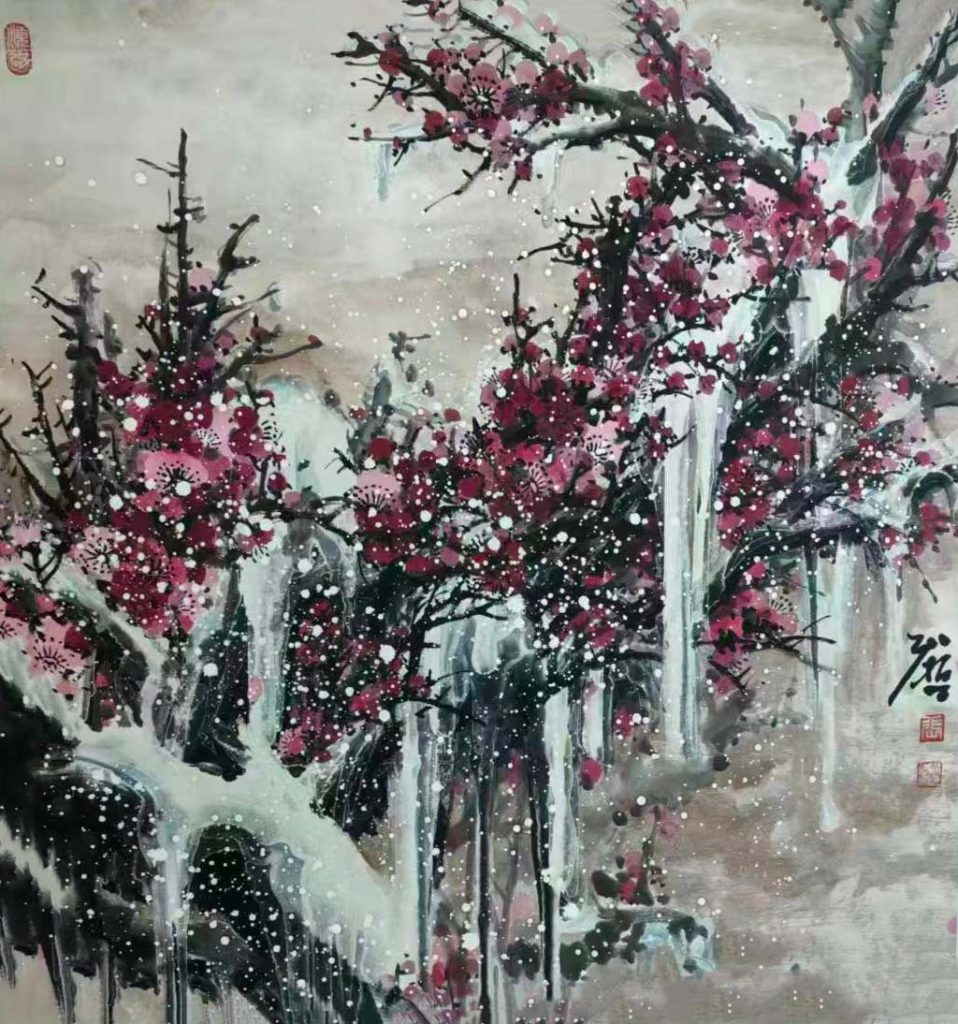 图片[1]-张一哲梅花-国博文物