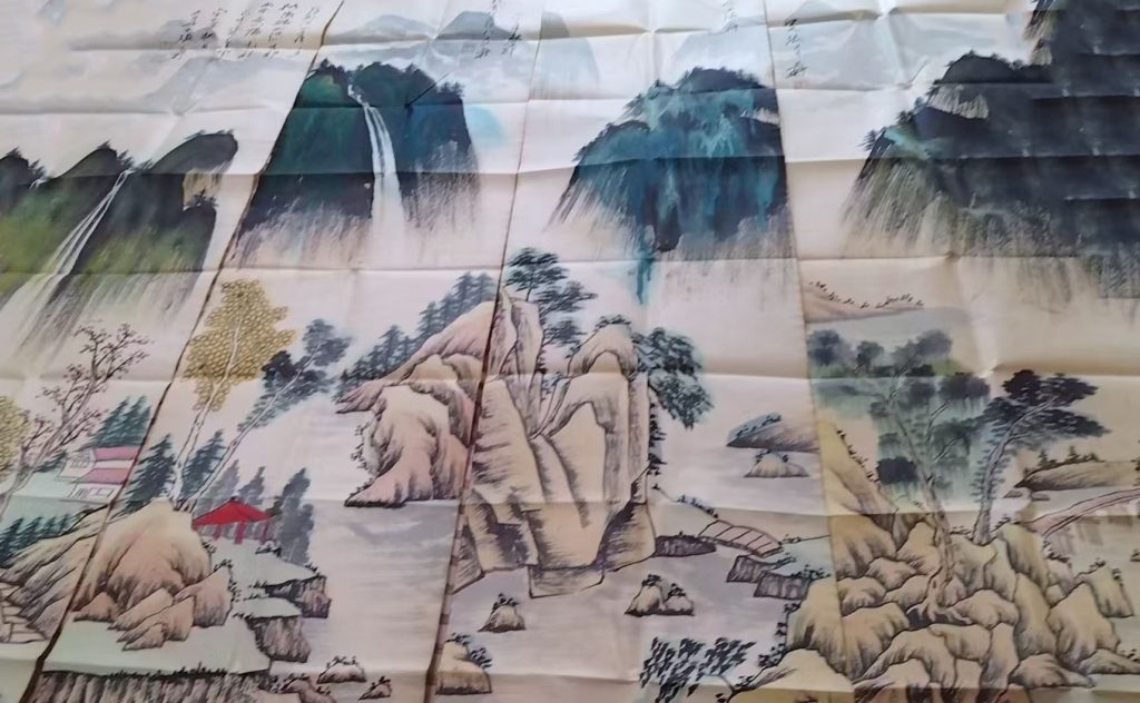 图片[1]-张大千山水四条屏-国博文物