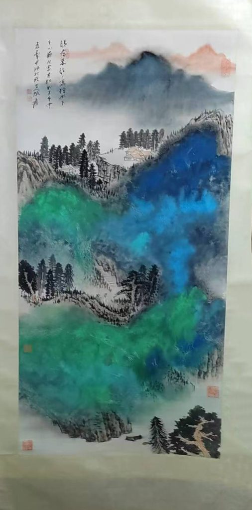 图片[1]-张大千山水-国博文物