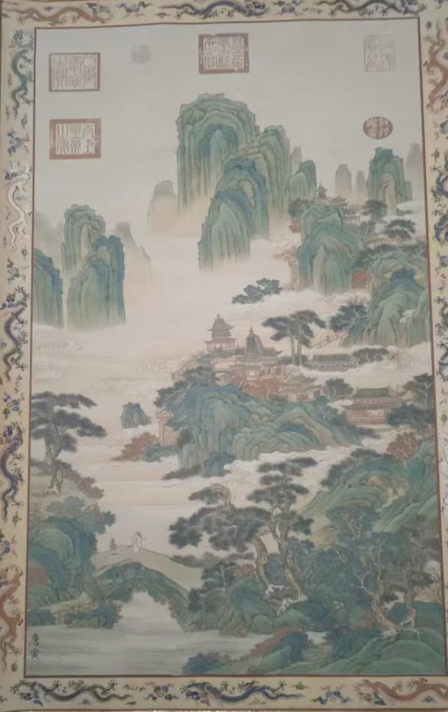 图片[1]-唐寅山水画-国博文物