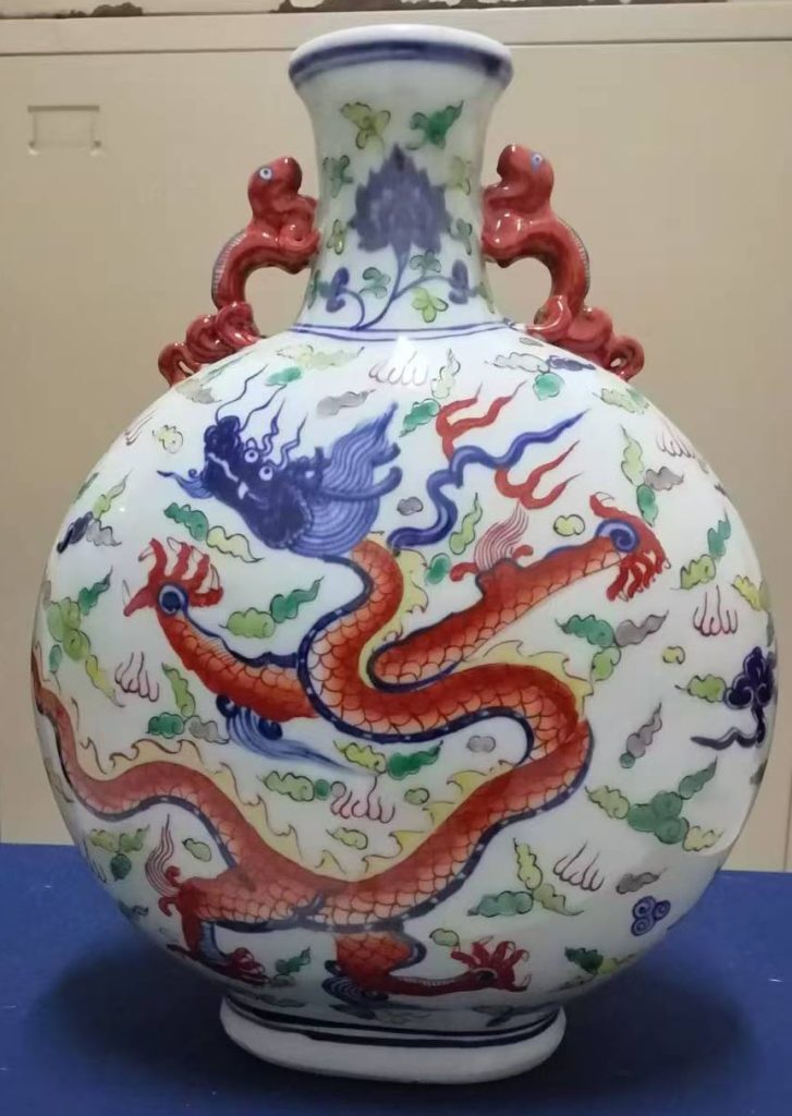 图片[1]-大明宣德年终瓷瓶-国博文物