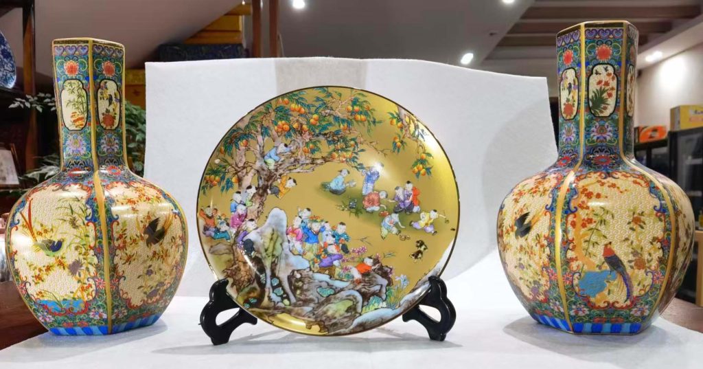 图片[1]-大清乾隆年制瓷器一套-国博文物