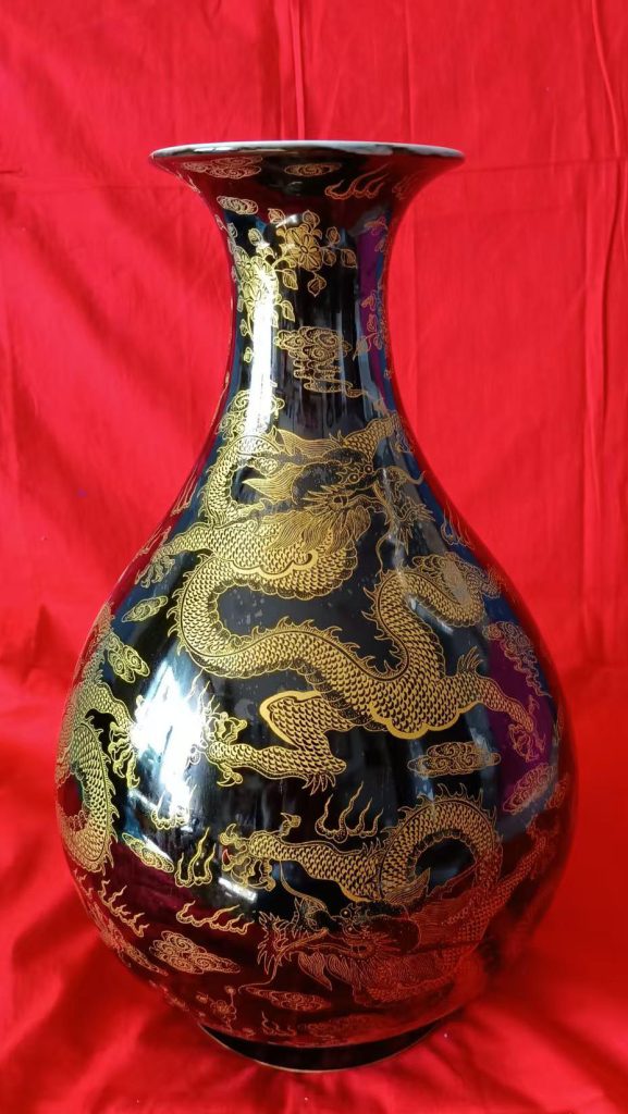 图片[1]-大清康熙年制金龙纹玉壶-国博文物