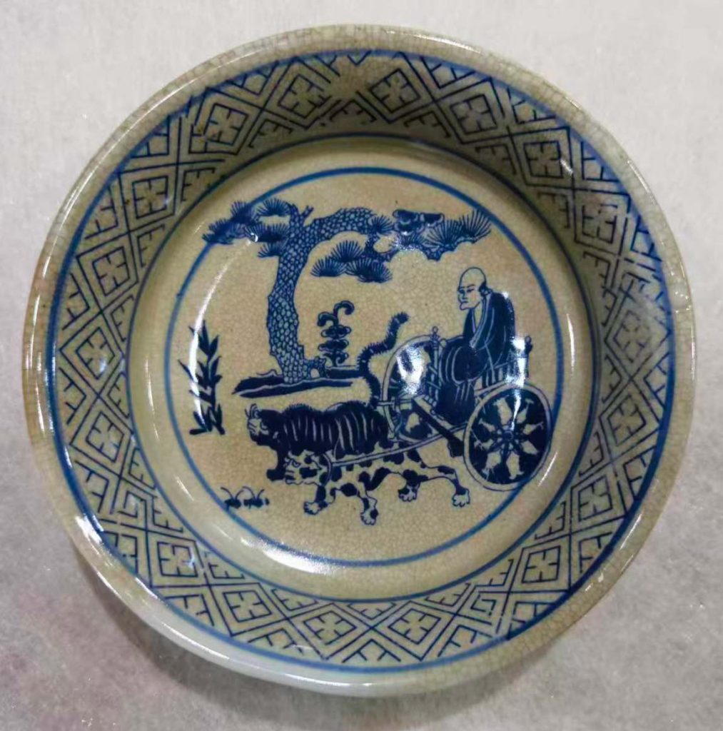 图片[1]-大清雍正年制人物瓷盘-国博文物
