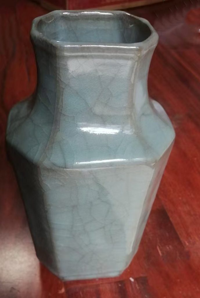 图片[1]-宋代官窑铁胎兽耳瓶-国博文物