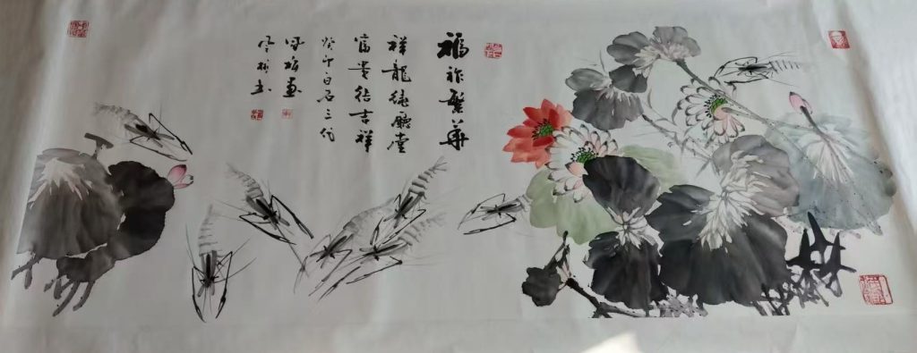 图片[1]-崔风彬荷花-国博文物