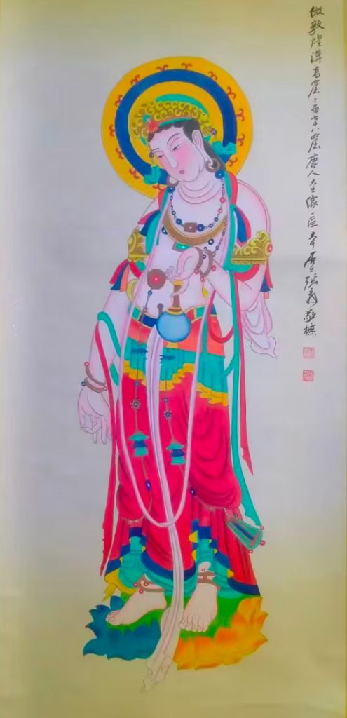 图片[1]-张大千唐人大士像-国博文物