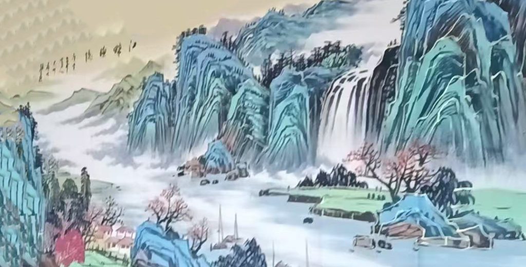 图片[1]-张大千山水-国博文物