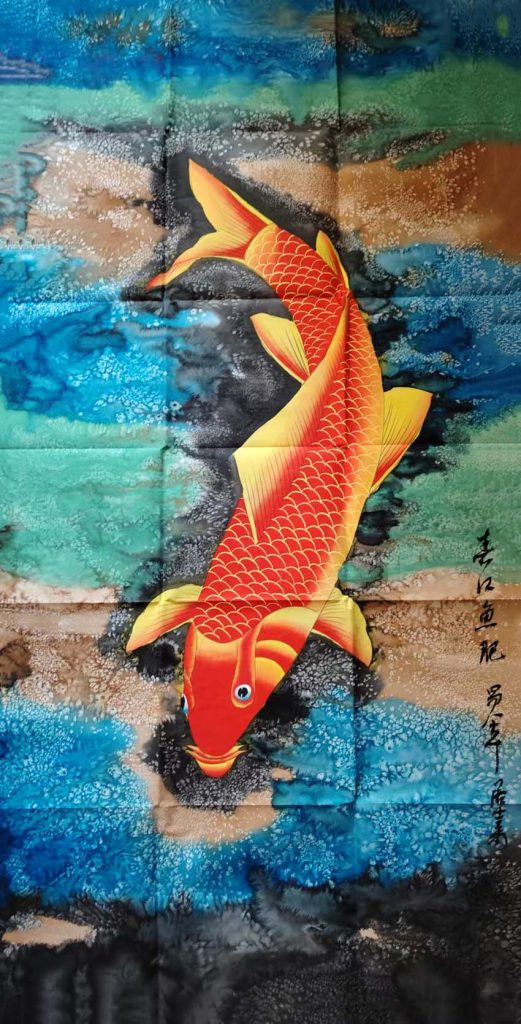 图片[1]-张大千鱼-国博文物