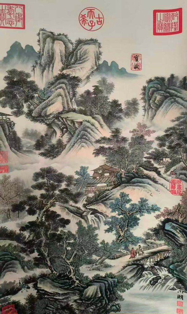 图片[1]-文徽明松溪归隐-国博文物