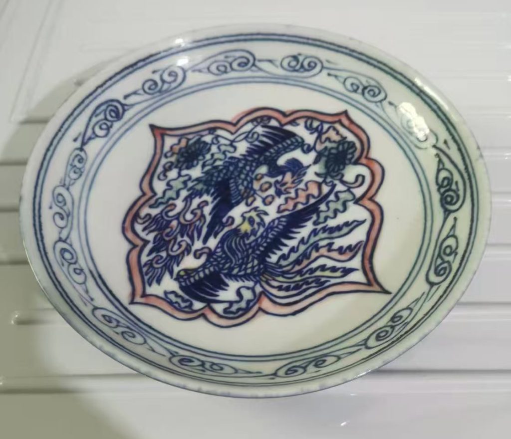 图片[1]-晚清老物件瓷盘-国博文物