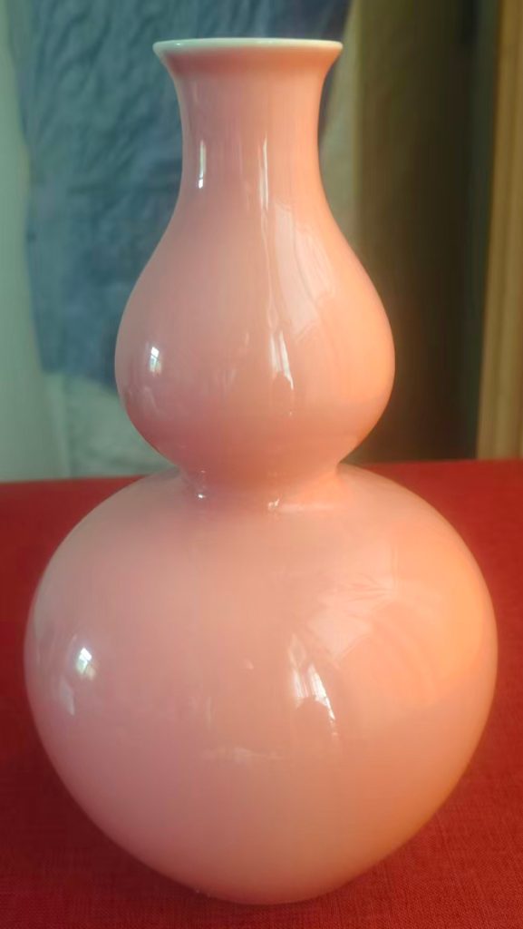 图片[1]-清乾隆单釉红葫芦瓶-国博文物