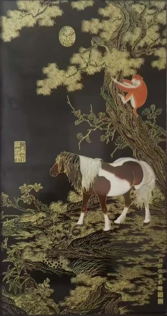 图片[1]-清代瓷板画-国博文物