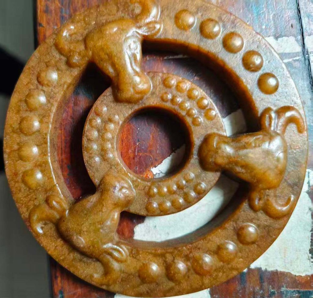 图片[1]-玉器三牛图扭转乾坤-国博文物