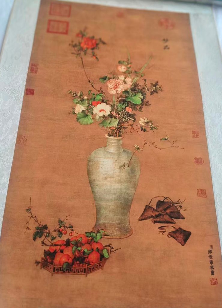 图片[1]-郎世宁花-国博文物