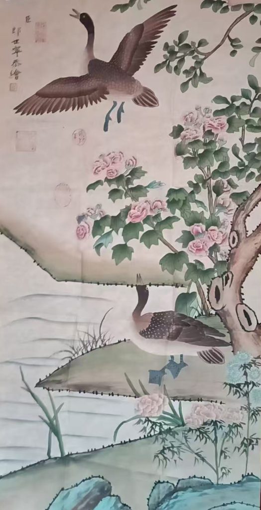 图片[1]-郎世宁花鸟-国博文物