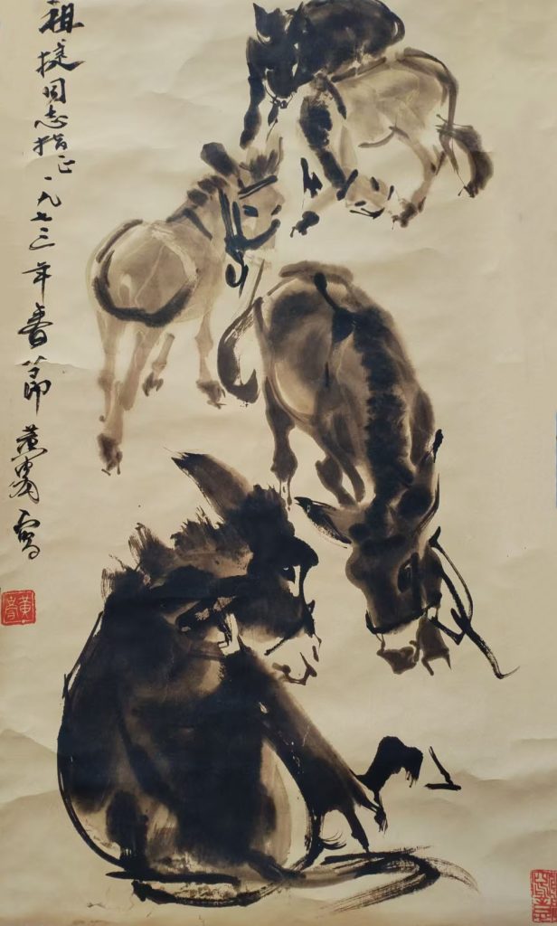 图片[1]-黄胄驴-国博文物