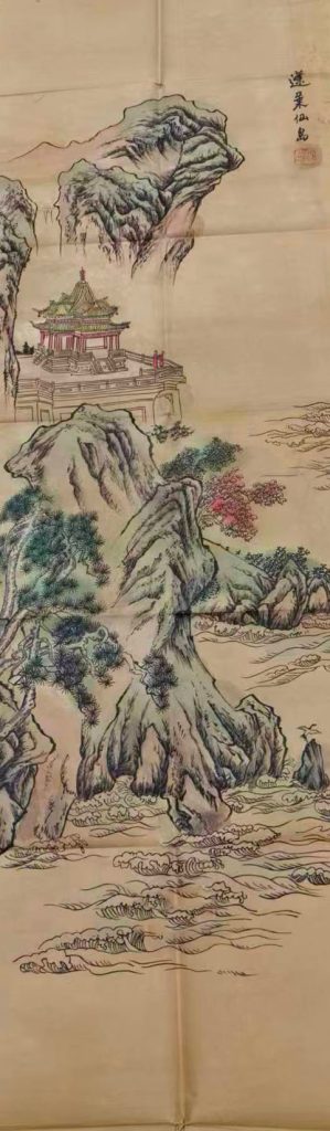 图片[1]-唐寅蓬莱仙岛-国博文物