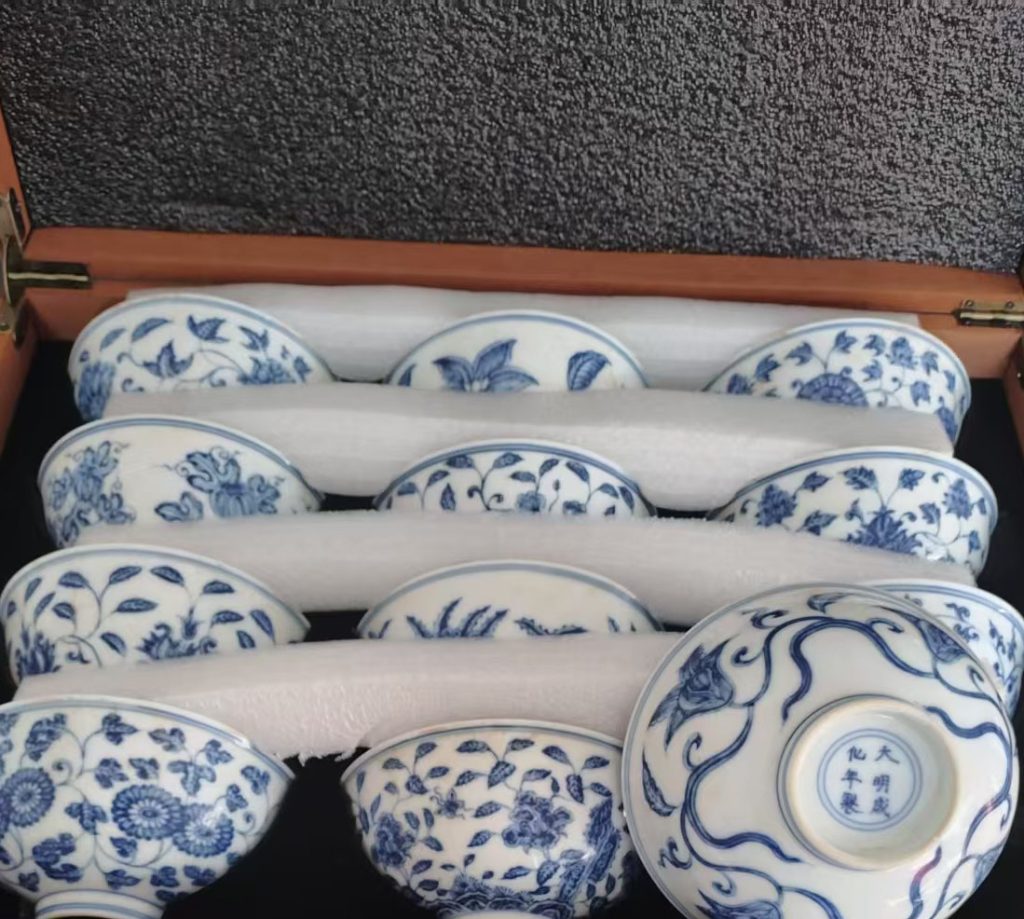 图片[1]-大明成化十二宫瓷碗起-国博文物