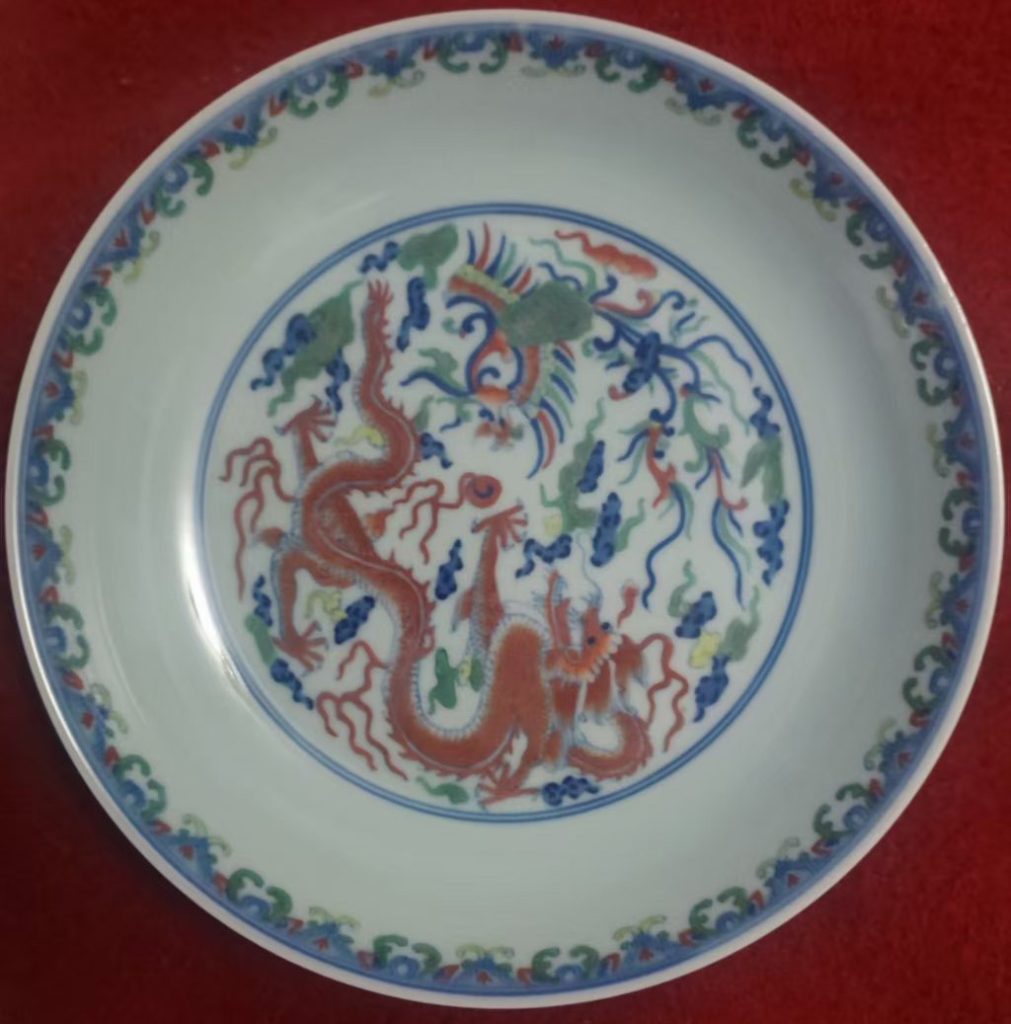 图片[1]-大清雍正年制瓷盘-国博文物