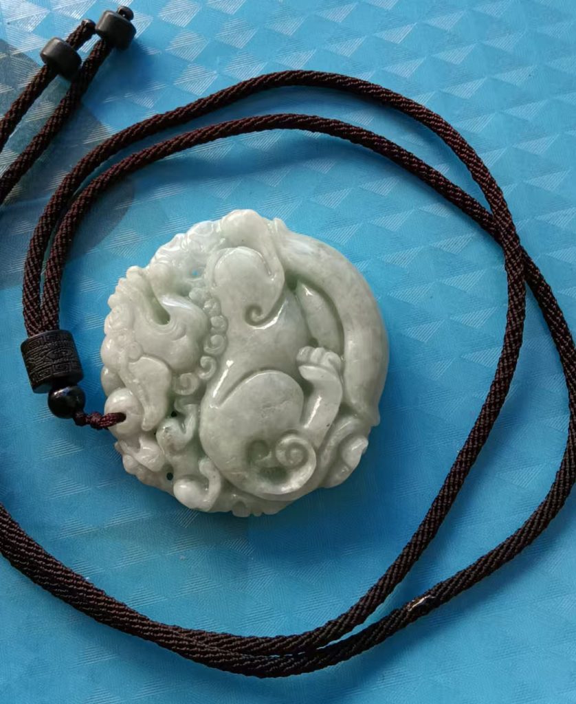 图片[1]-天然翡翠玉貔貅-国博文物