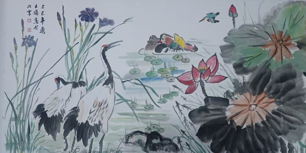 图片[1]-师文娟花鸟-国博文物