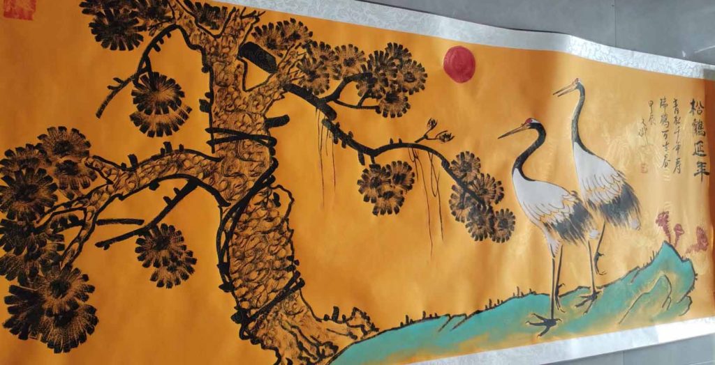 图片[1]-松鹤延年-国博文物